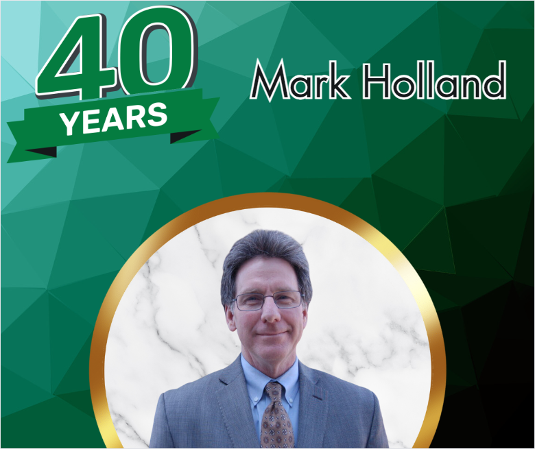 PVS Structures congratulates Mark Holland on 40 years!